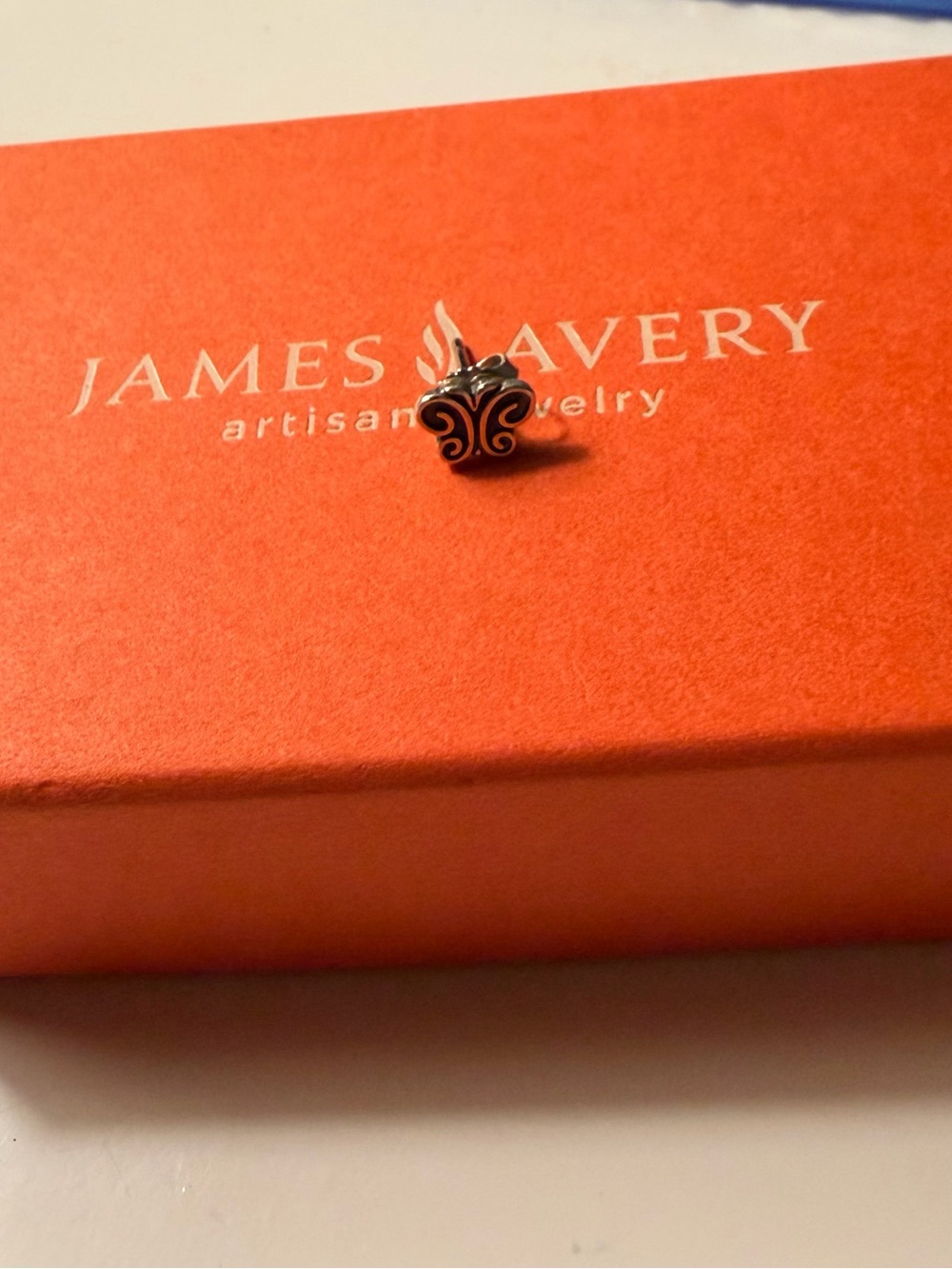 James Avery SINGLE Garden Butterfly Ear Post Earring Rare and Retired